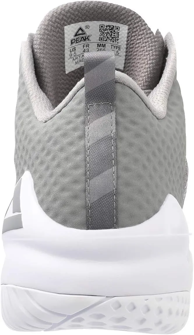 PEAK High Top Mens Basketball Shoes Streetball Master Breathable Outdoor Sneakers Cushioning Shoes for Fitness