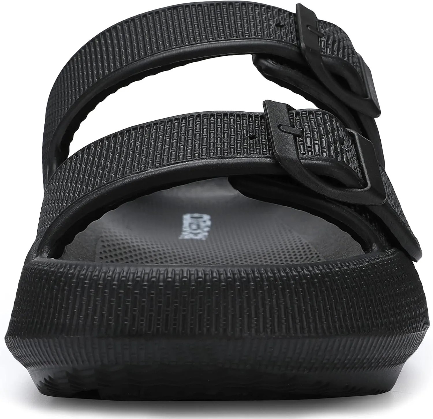 Pillow Slippers for Women Men - Cloud Slides Double Buckle Adjustable - EVA Ultra Cushion Sandals