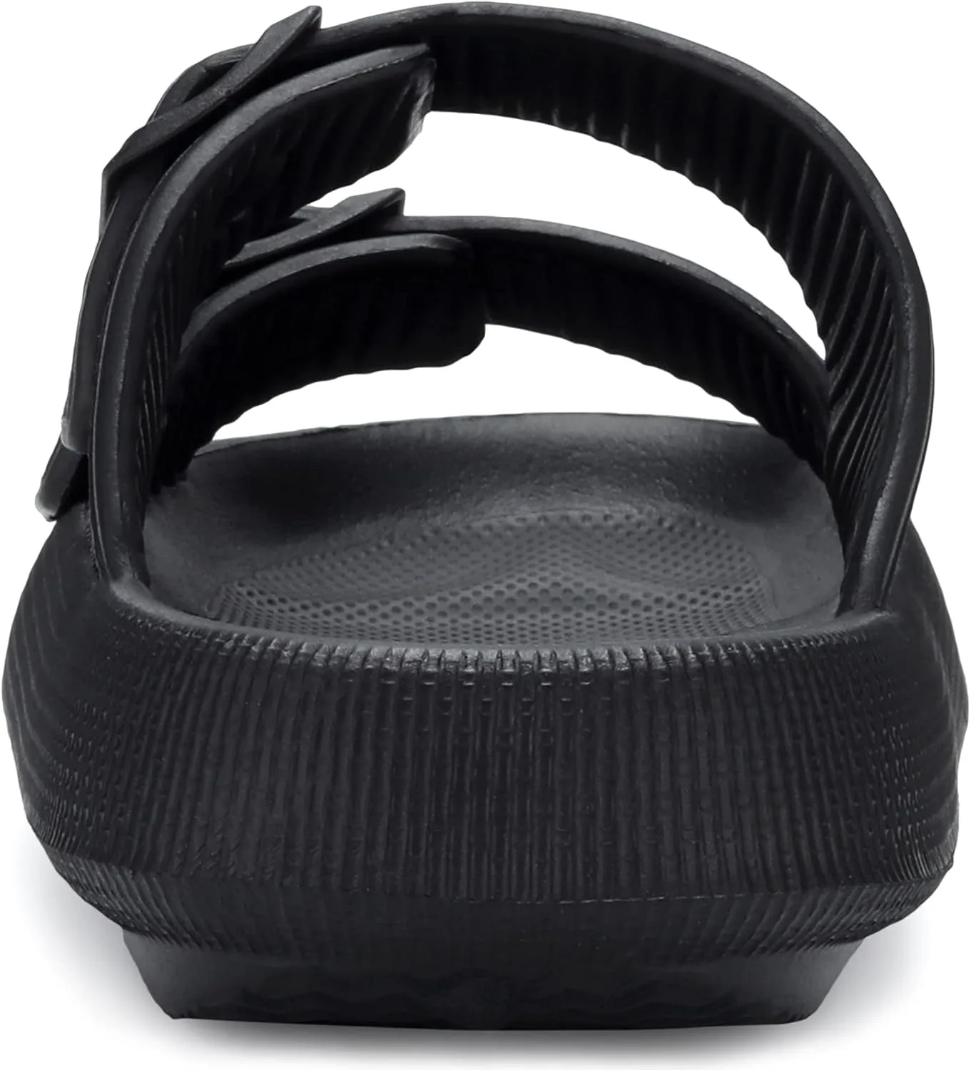 Pillow Slippers for Women Men - Cloud Slides Double Buckle Adjustable - EVA Ultra Cushion Sandals