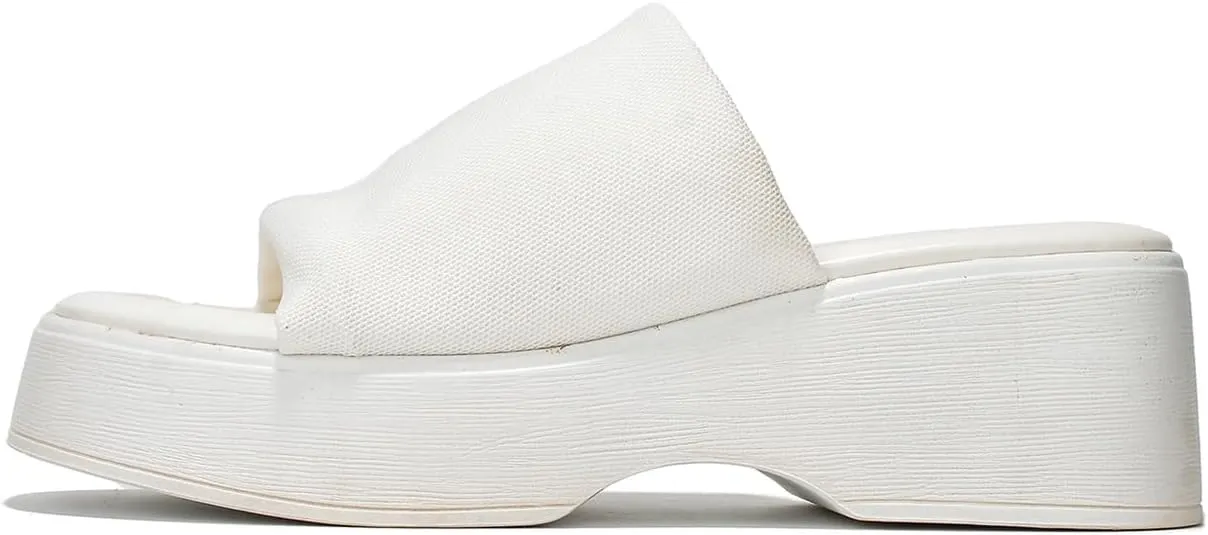 Platform Sandals Women Wedges Slides Chunky Heels Wedge Sandals Fabric Mule Fitted Cloud Lightweight Shoes Slipper  Memory Foam