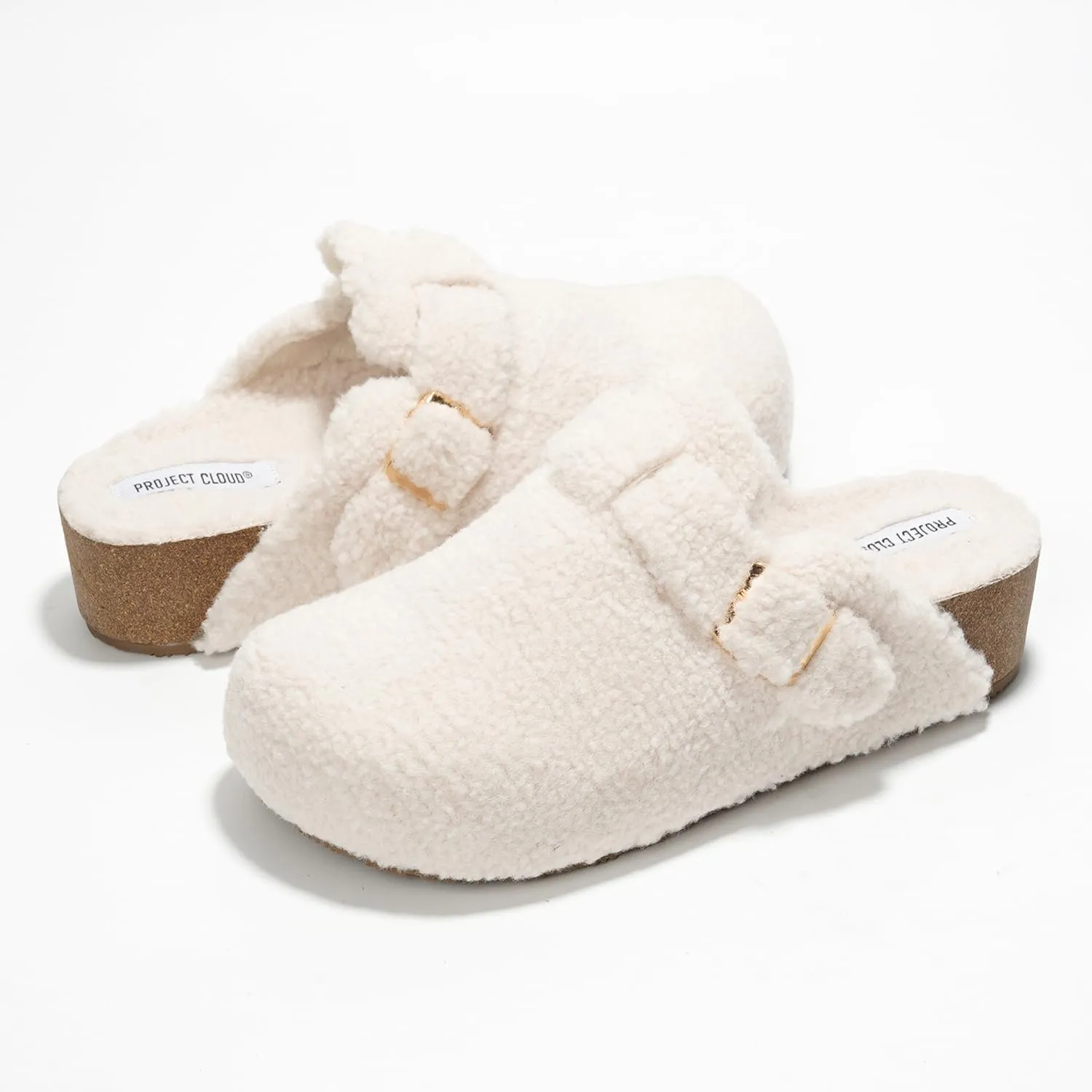 Project Cloud Clogs for Women Footwear - Memory Foam and Non-Slip Platform Wedges Heels for Women Mules & Clogs 2025 - Comfortable Stylish Slip-On with Adjustable Straps (Rhona)