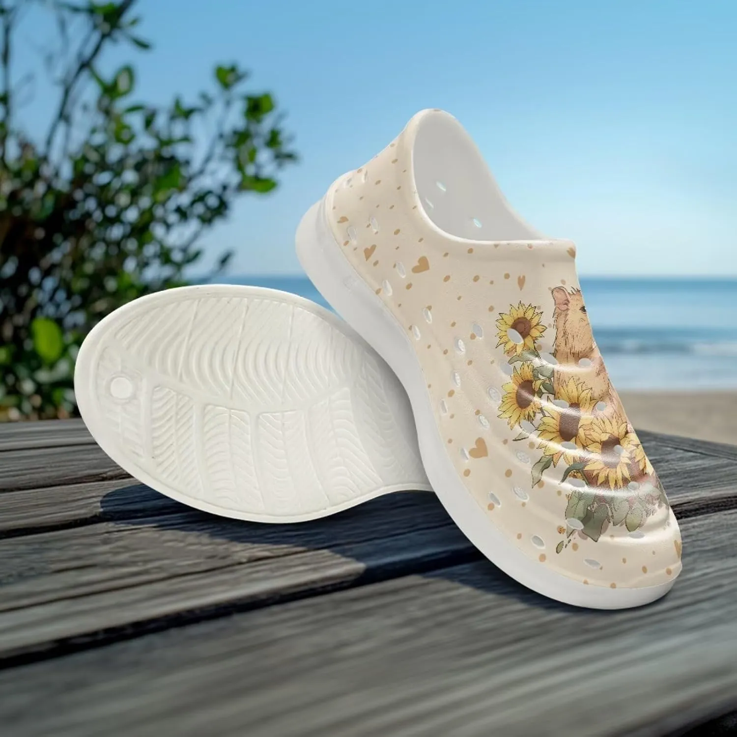 Rainbow Flame Water Shoes for Kids Boys Quick Dry Sandals Girls Slip on Sneakers Breathable Beach Swim Sandals Lightweight