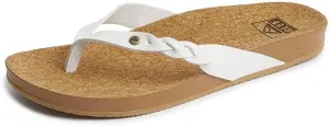 REEF Cushion Court Twist Women's Flip Flop, Molded Cushion Footbed, Arch Support