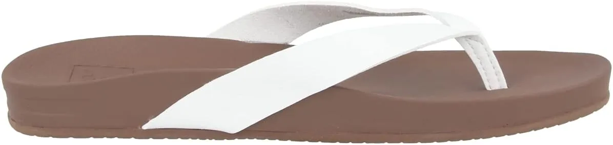 REEF Cushion Court Women's Flip Flop, Molded Cushion Footbed, Arch Support