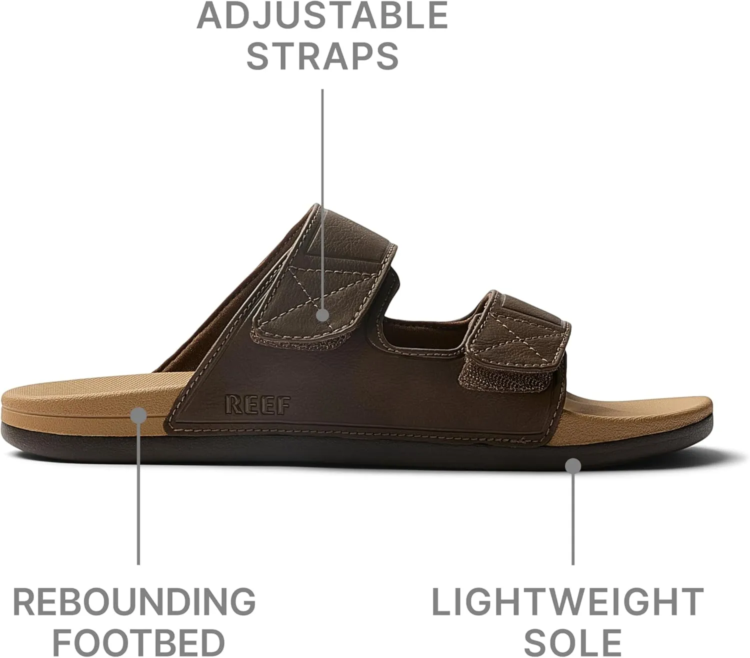 REEF Men's Cushion Tradewind Sl Slide Sandal