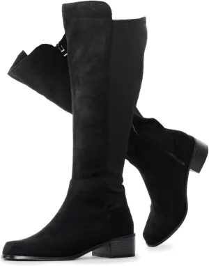 RF ROOM OF FASHION Women's Wide Calf Knee High Riding Boots
