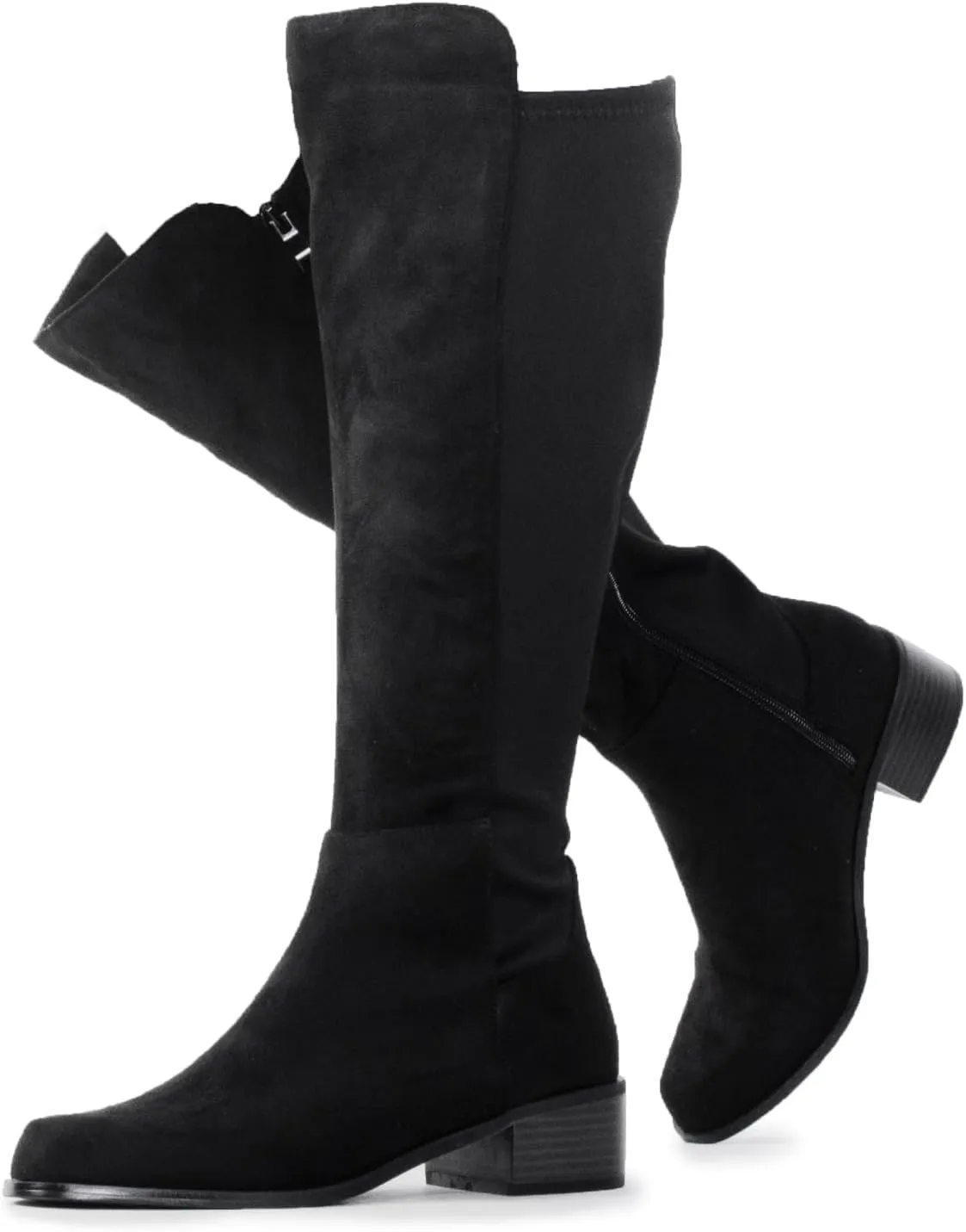 RF ROOM OF FASHION Women's Wide Calf Knee High Riding Boots