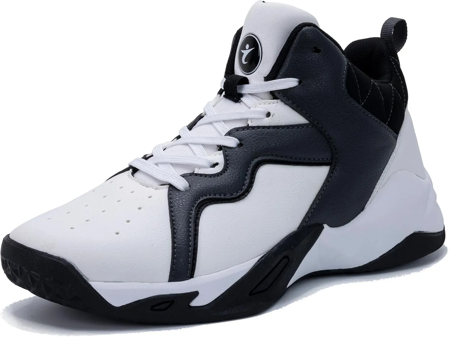 RomenSi Mens High Top Basketball Shoes Athletic Running Walking Anti Slip Sports Fashion Sneakers