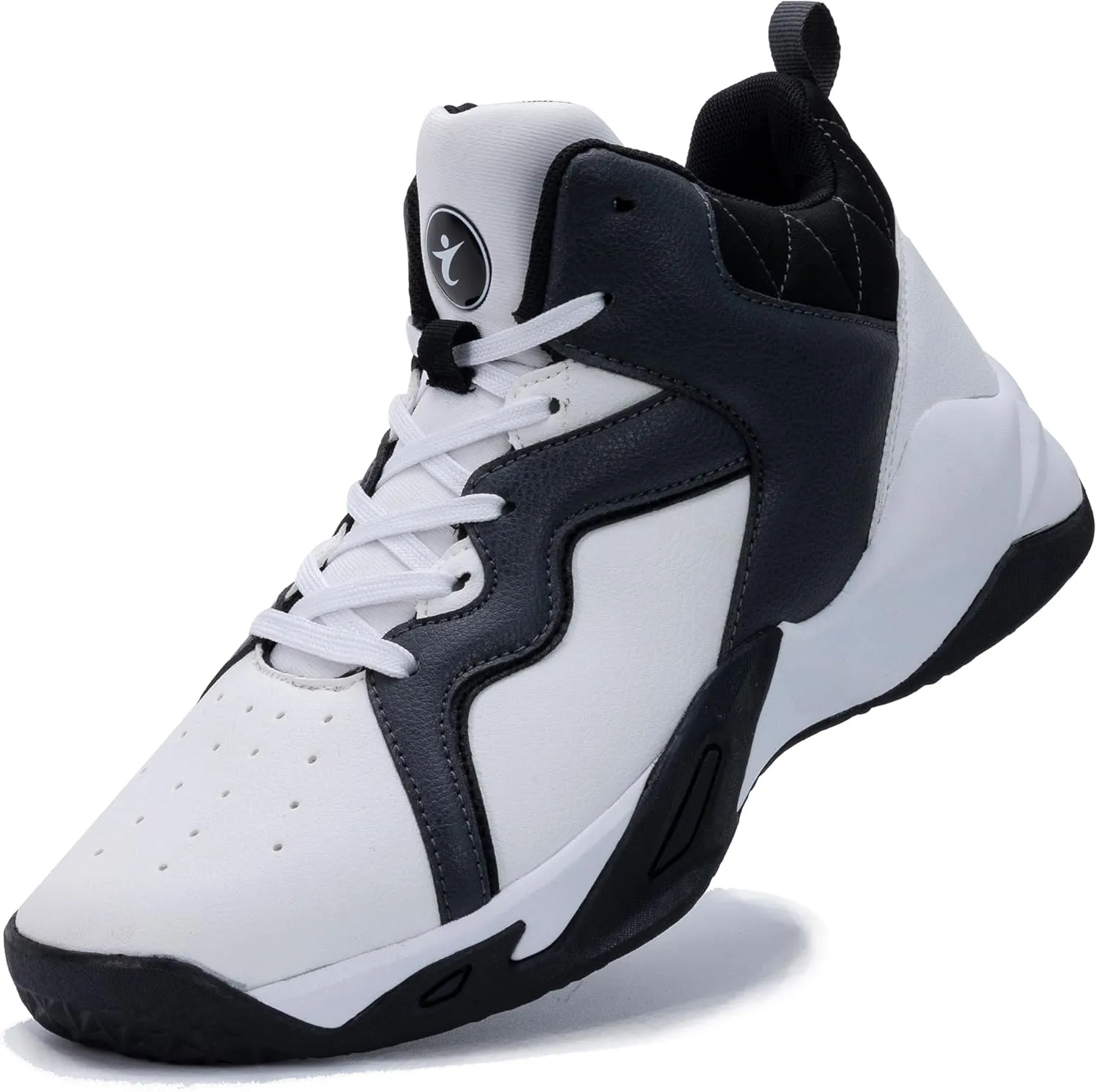 RomenSi Mens High Top Basketball Shoes Athletic Running Walking Anti Slip Sports Fashion Sneakers