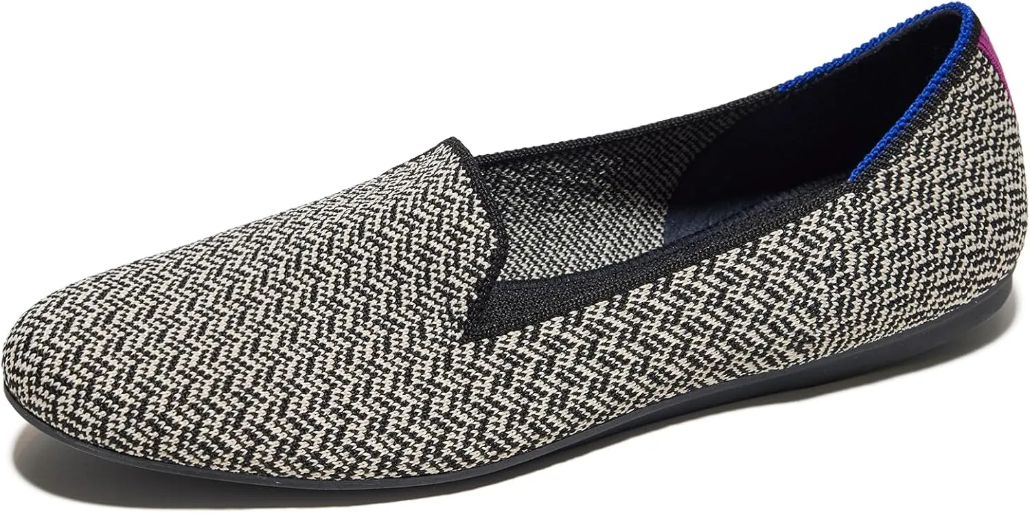Rothy's The Loafer Women's Slip-On Shoes, Rounded-Toe Flats, Made from Recycled Plastic Bottles & Machine Washable