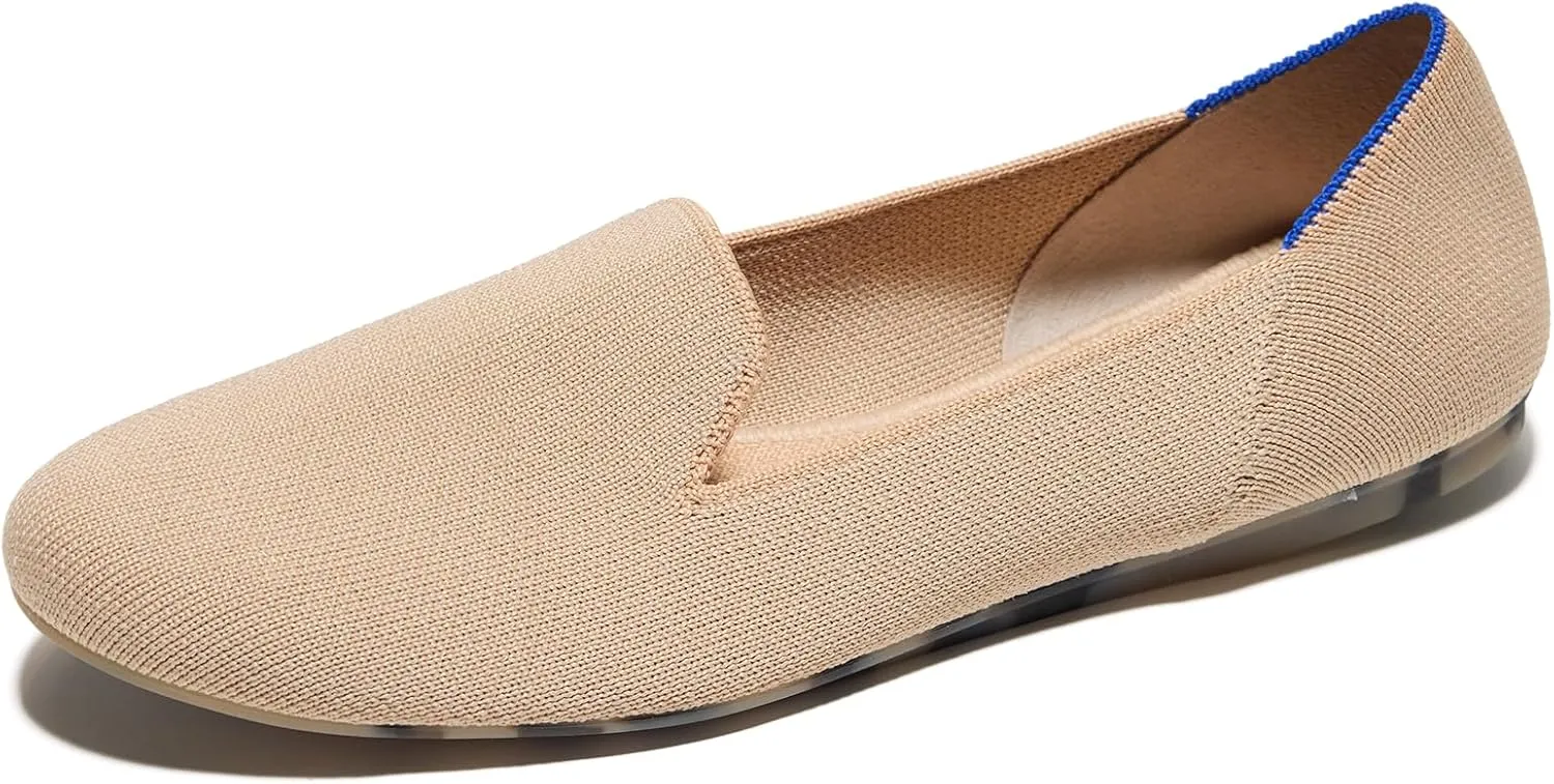Rothy's The Loafer Women's Slip-On Shoes, Rounded-Toe Flats, Made from Recycled Plastic Bottles & Machine Washable