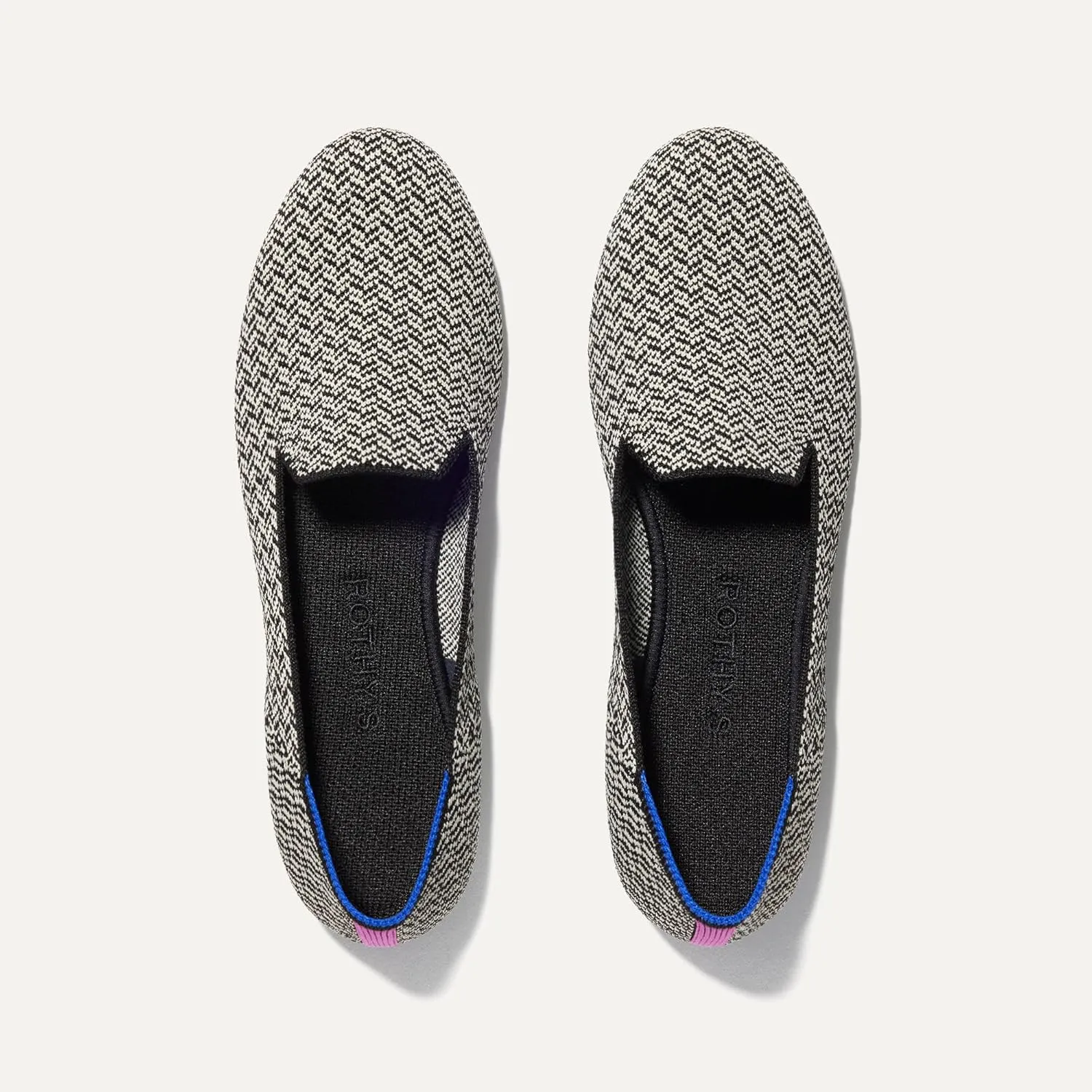 Rothy's The Loafer Women's Slip-On Shoes, Rounded-Toe Flats, Made from Recycled Plastic Bottles & Machine Washable