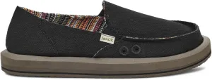 Sanuk Donna St Hemp - Women Loafers, Black, 8