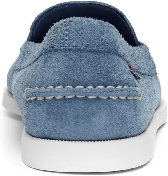 Sebago Frank Boat Roughout Loafers for Men- Handsewn Roughout Leather Shoes with Leather Sock Lining and Non-Marking, Non-Slip Siped Rubber Soles