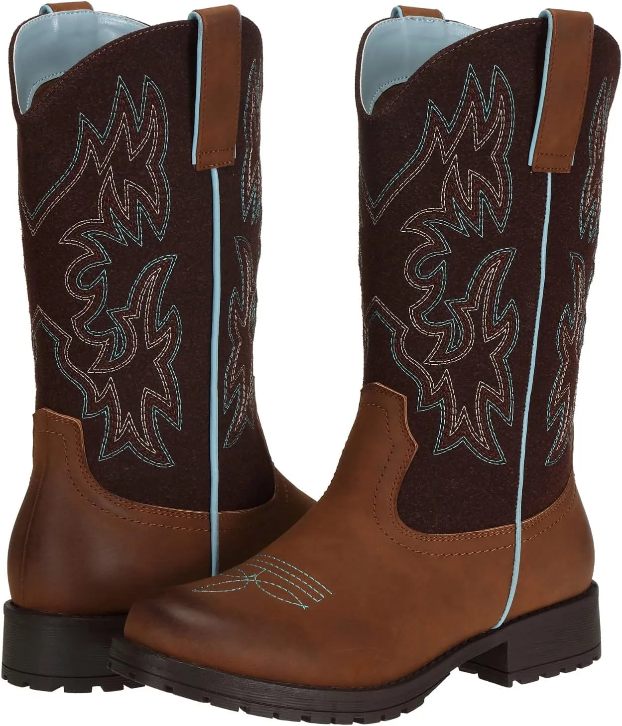 SheSole Women's Cowboy Cowgirl Boots Mid Calf Western Country Riding Work Boots