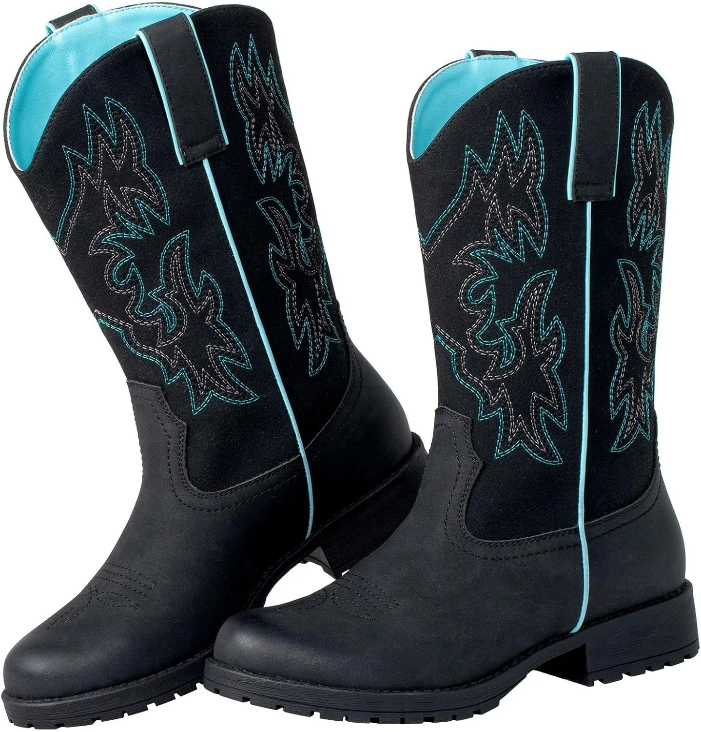 SheSole Women's Cowboy Cowgirl Boots Mid Calf Western Country Riding Work Boots