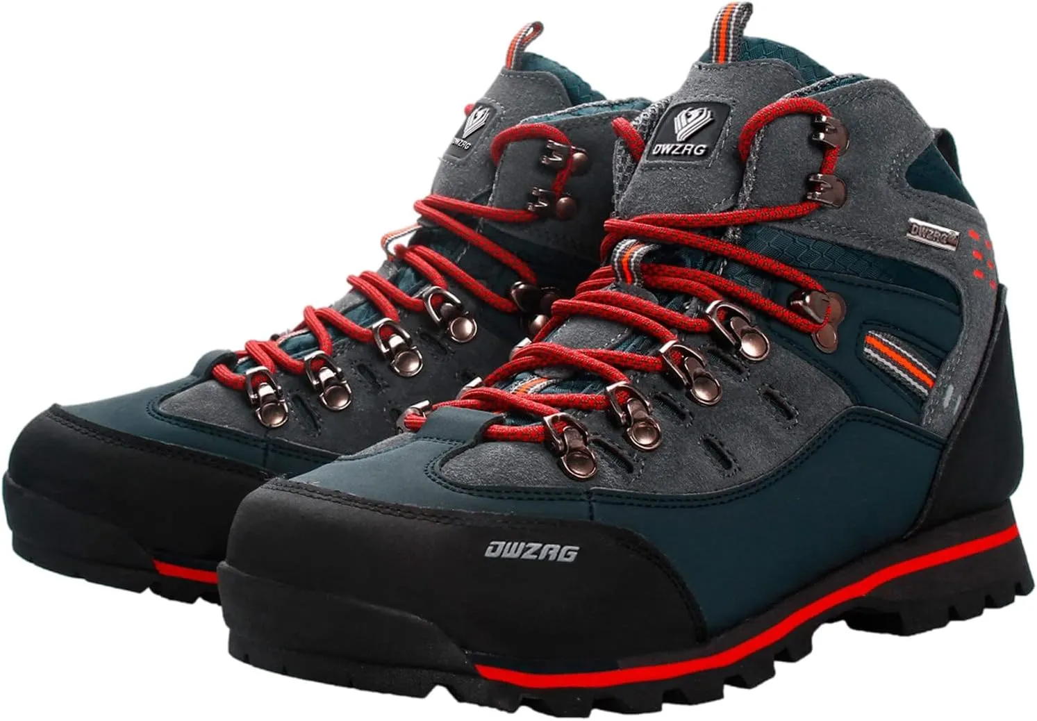 Shije Men's Snow Boots Hiking Warm Ankle Lace-up Shoe Winter Mountain Climbing Trekking Boots Non-Slip Fashion Booties for Outdoor