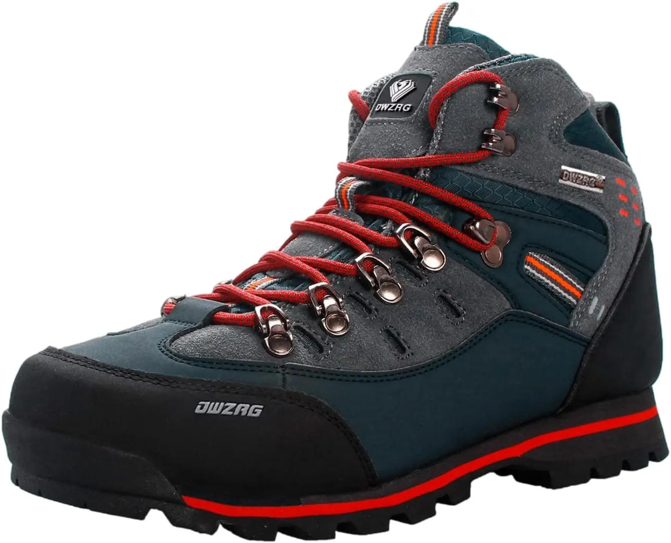 Shije Men's Snow Boots Hiking Warm Ankle Lace-up Shoe Winter Mountain Climbing Trekking Boots Non-Slip Fashion Booties for Outdoor