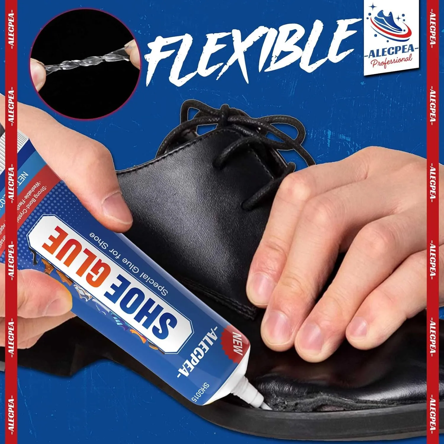 Shoe Glue Sole Repair Kit, Shoe Repair Adhesive, Super Glue for Sneakers, Boots, Leather, Handbags, Soles, Heels