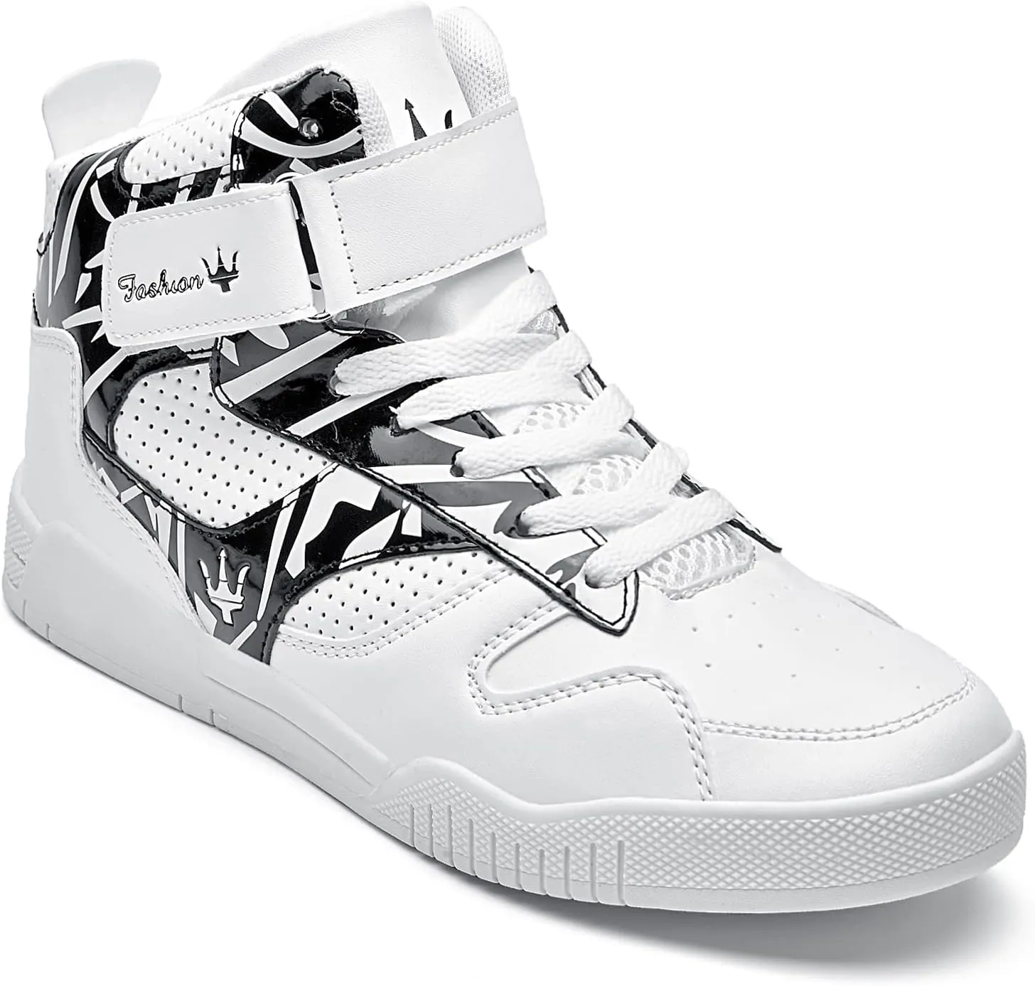 Shoes Men's High Top Fashion Sneakers Outdoor Casual Sports Shoes Training Leather Shoes Mens Flats