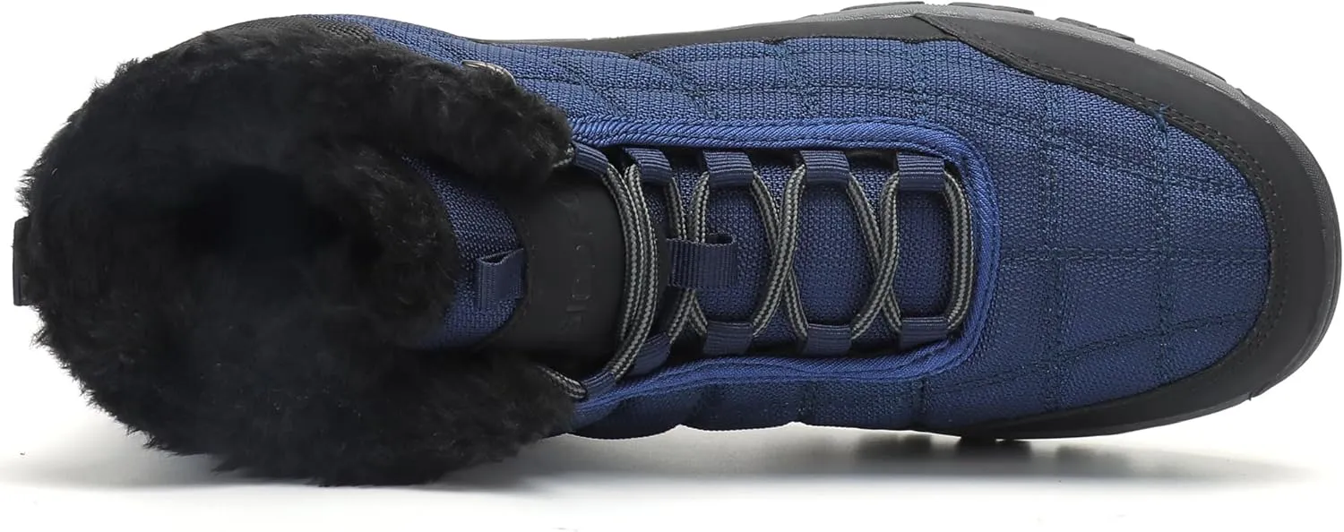 SKDOIUL Men's Winter Outdoor Snow Boots Shoes