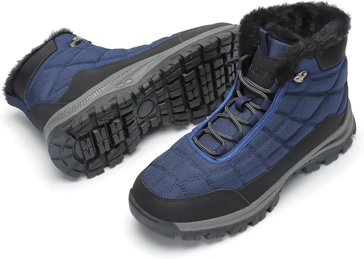 SKDOIUL Men's Winter Outdoor Snow Boots Shoes