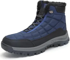 SKDOIUL Men's Winter Outdoor Snow Boots Shoes
