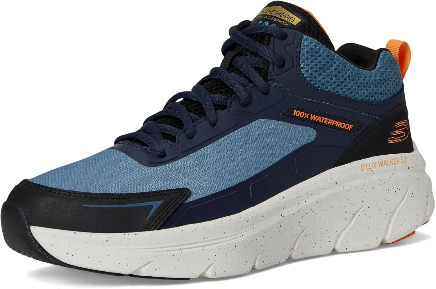 Skechers Men's D'lux Walker 2.0 Grailo Waterproof Sneaker