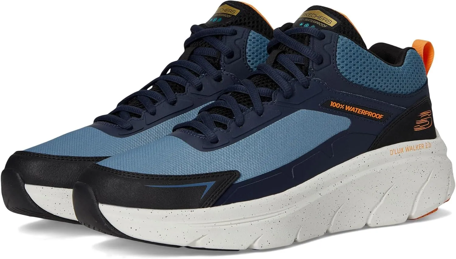 Skechers Men's D'lux Walker 2.0 Grailo Waterproof Sneaker