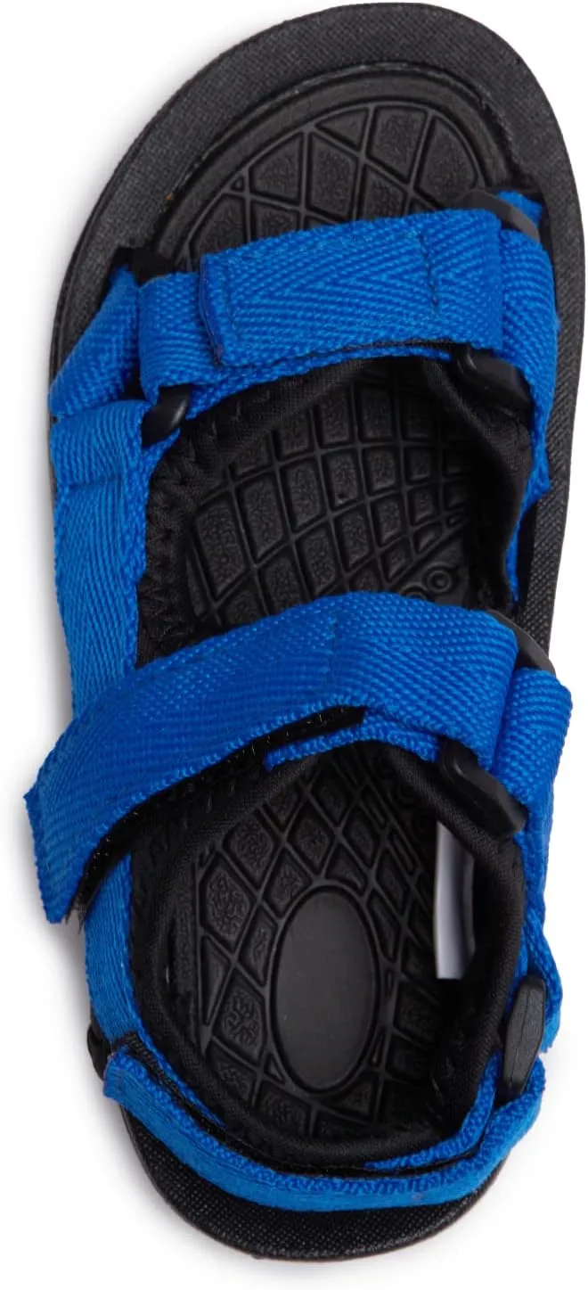 Skysole All Terrain Double Strap Sandals for Boys - Rubber Sole Amphibian Shoes for Beach, Pool, Hiking, Walking & Sports
