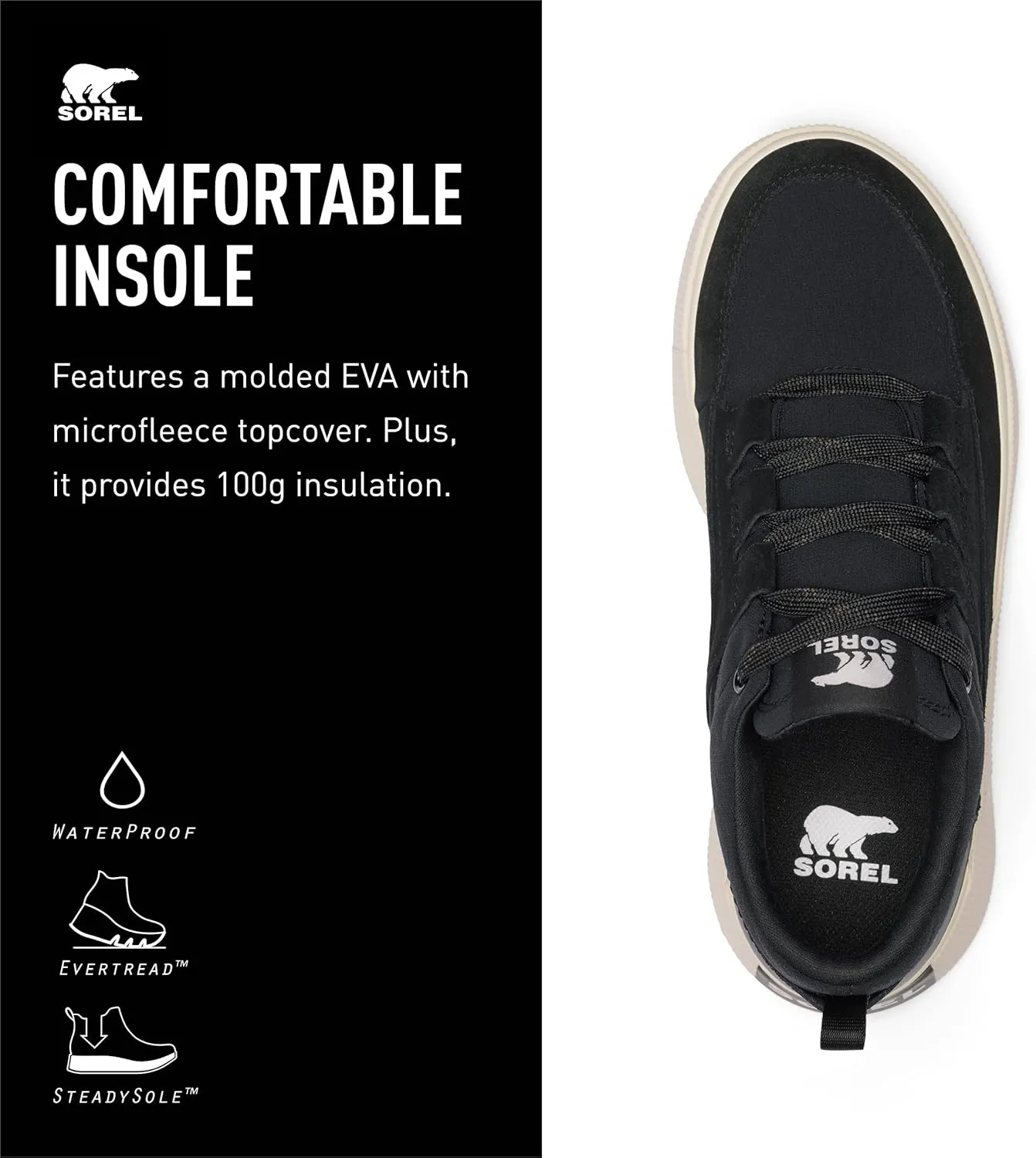 SOREL Women's Out N About lV Low Waterproof Sneaker