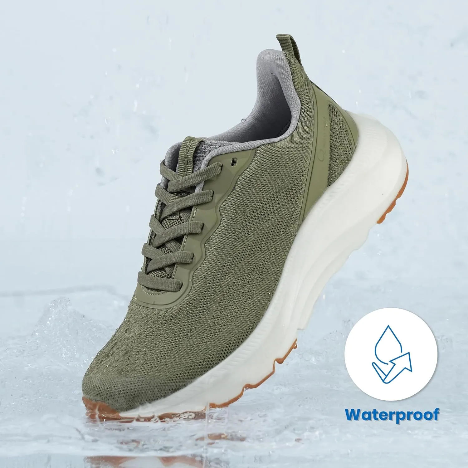 starmerx Women's Waterproof Breathable Utility Sneakers Lightweight Slip-Resistant Walking Shoes for All-Day Comfort