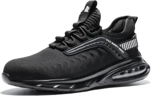 Steel Toe Shoes for Men Work Women Lightweight Air Cushion Sneakers Slip Resistant Safety Work Boots Indestructible Shoes