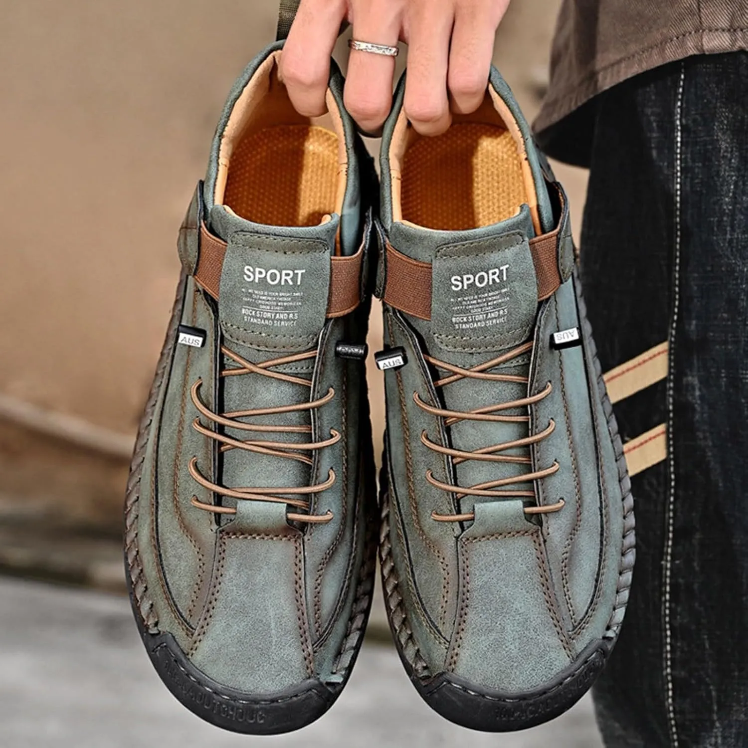 Tennis Walking Shoes Men's Fashionable and Comfortable Low Top Workwear Wear Outdoor Casual Shoes