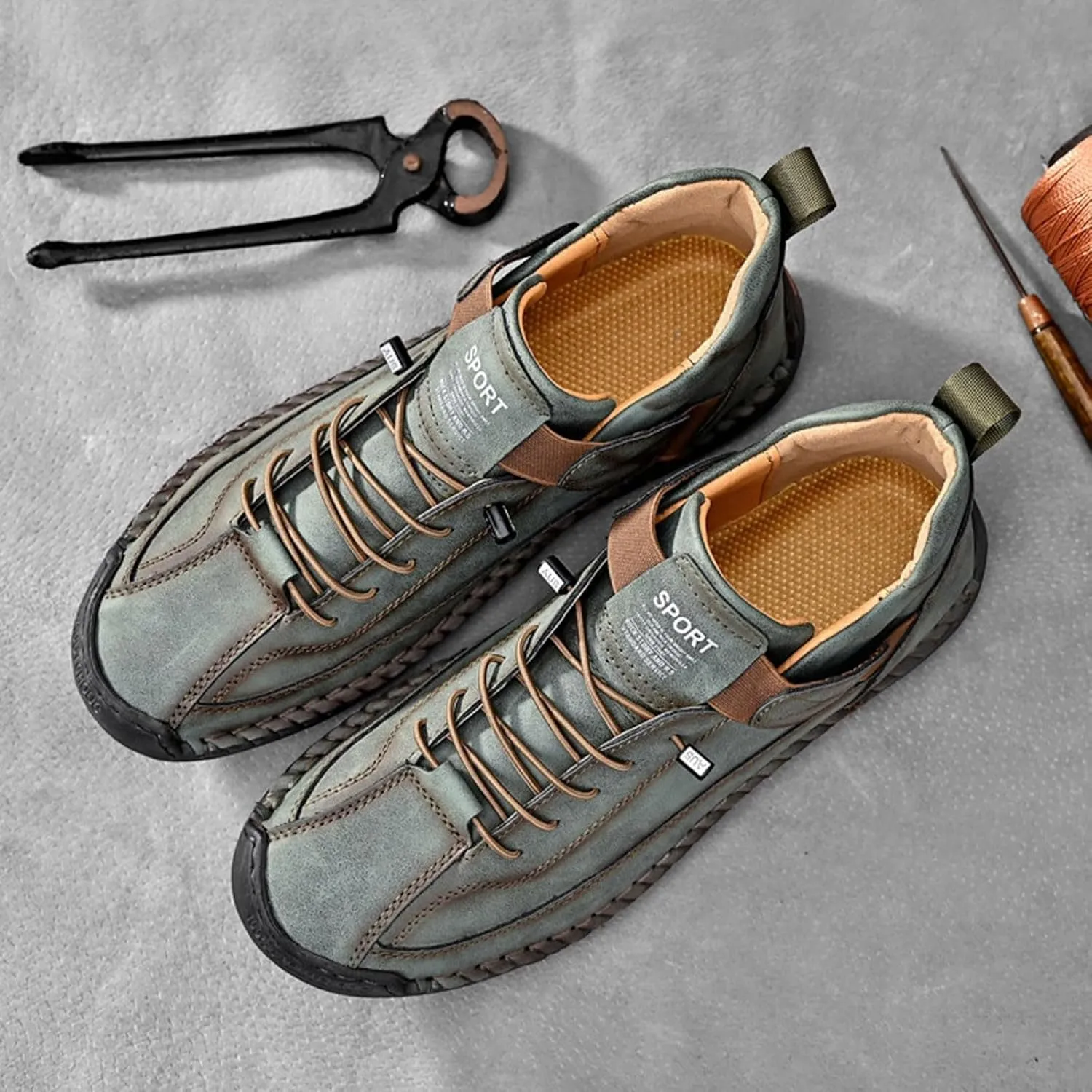 Tennis Walking Shoes Men's Fashionable and Comfortable Low Top Workwear Wear Outdoor Casual Shoes
