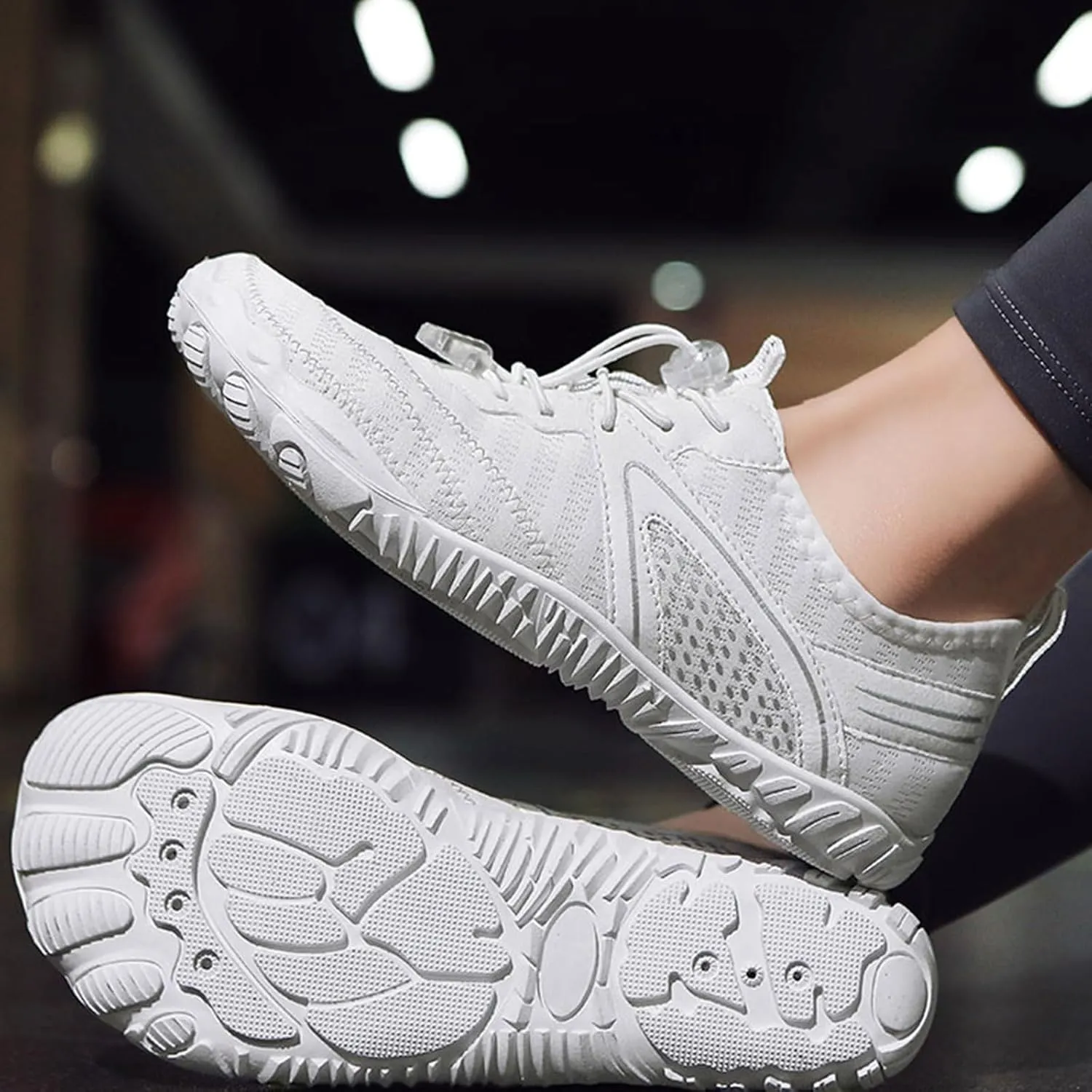 Thatrich Grounded Footwear for Women Men Wide Toe Box Sneakers Waterproof Hiking Running Shoe Non Slip Barefoot Shoes Quick Dry Athletic Running Sports Walking Spring Summer Beach Wear Unisex Sneaker