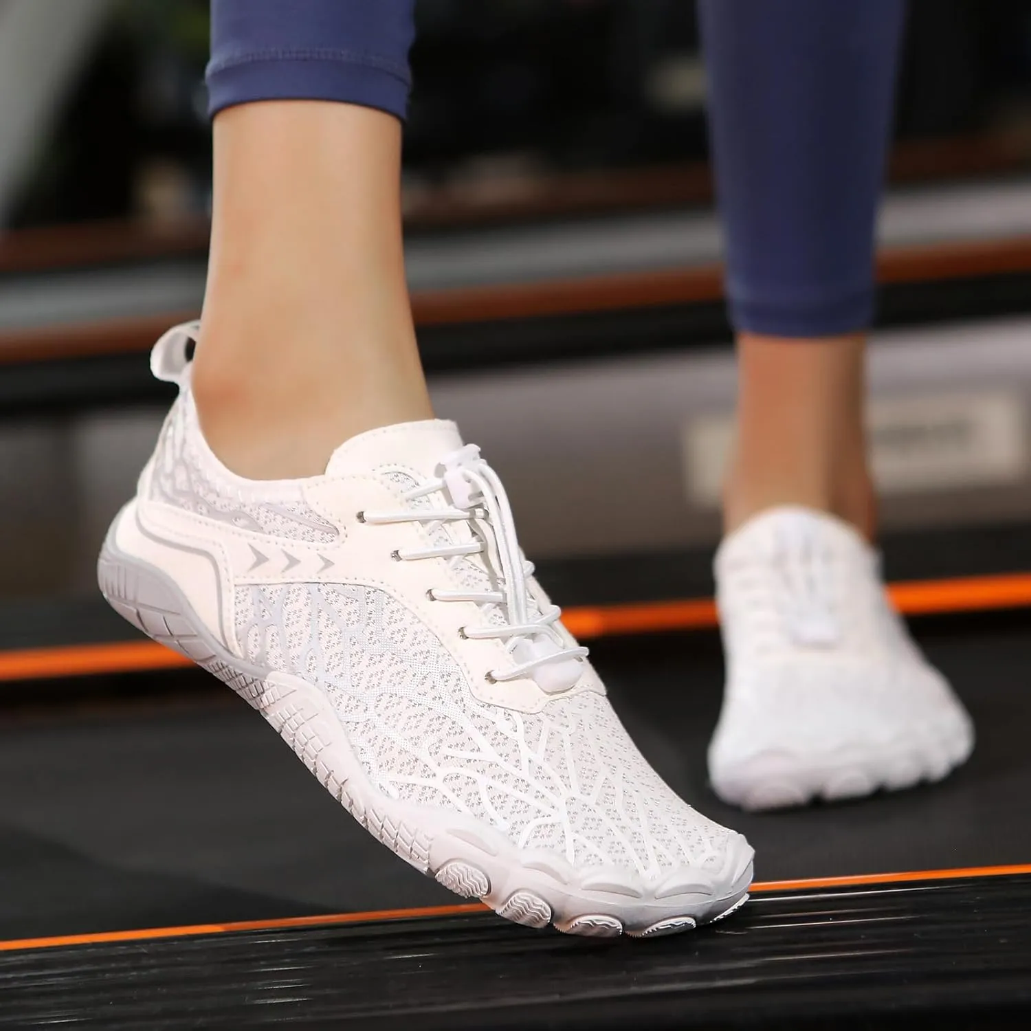 Thatrich Hike Barefoot Shoes for Women Men Wide Toe Box Sneakers Non-Slip Waterproof Comfy Breathable Water Shoe Hiking Travel Athletic Zero Drop Running Grounded Footwear Lightweight Casual Unisex