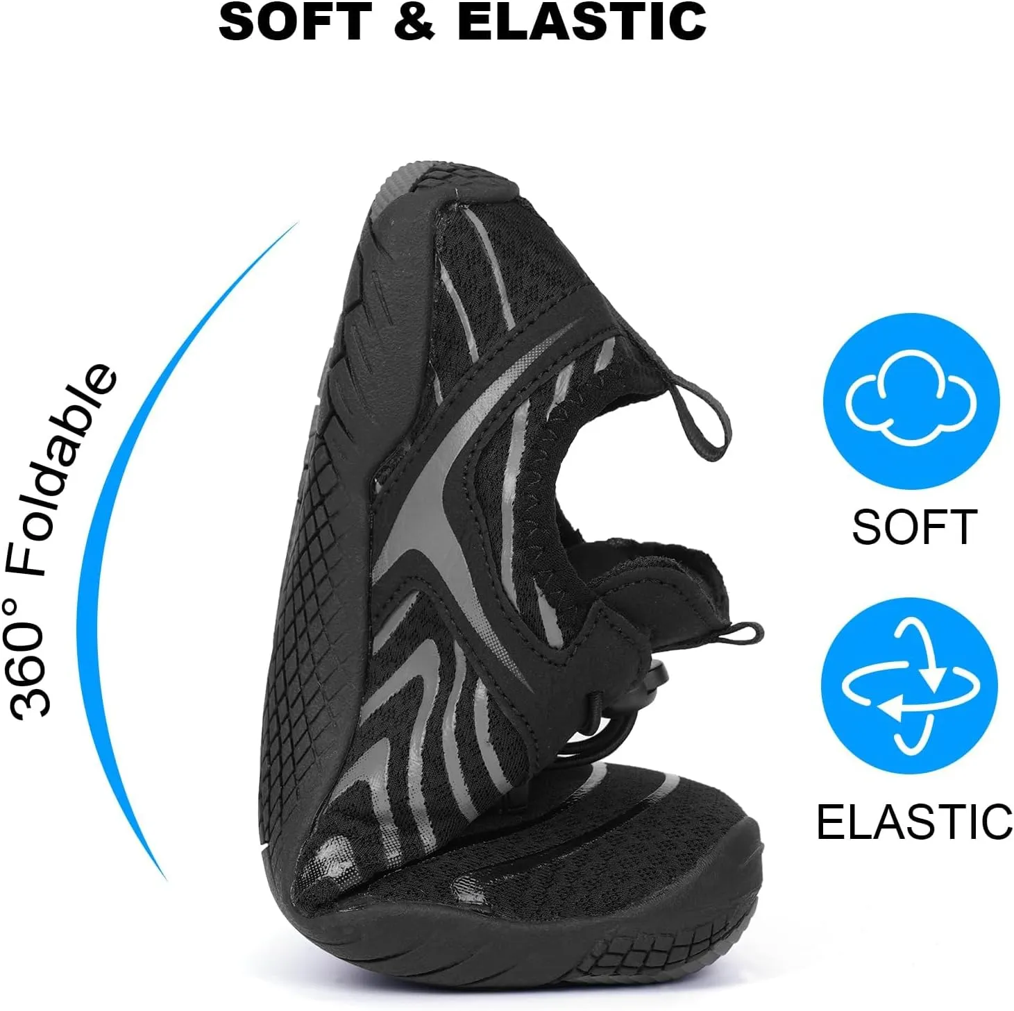 Thatrich Hike Shoes Footwear Womens Barefoot Walking Shoes Slip On Hiking Water Shoe Outdoor Waterproof Grounded Sneakers Wide Toe Box Unisex