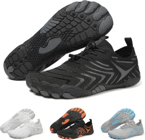 Thatrich Hike Shoes Footwear Womens Barefoot Walking Shoes Slip On Hiking Water Shoe Outdoor Waterproof Grounded Sneakers Wide Toe Box Unisex