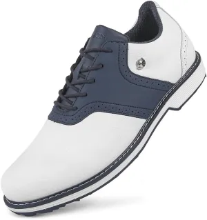 THESTRON Men Golf Shoes Waterproof Professional Golf Footwears Spikes Spikeless Golf Walking Sneakers Turf Sports Golf Training Sneakers for Men