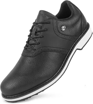 THESTRON Men Golf Shoes Waterproof Professional Golf Footwears Spikes Spikeless Golf Walking Sneakers Turf Sports Golf Training Sneakers for Men