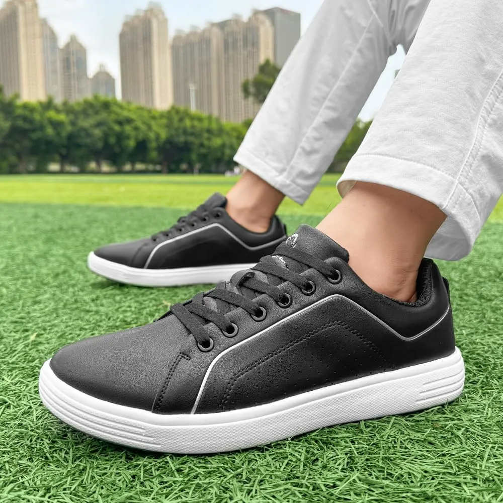 THESTRON Men's Golf Shoes Comfortable Non Slip Men Casual Sport Shoes for Golfing Lightweight Golf Sneakers
