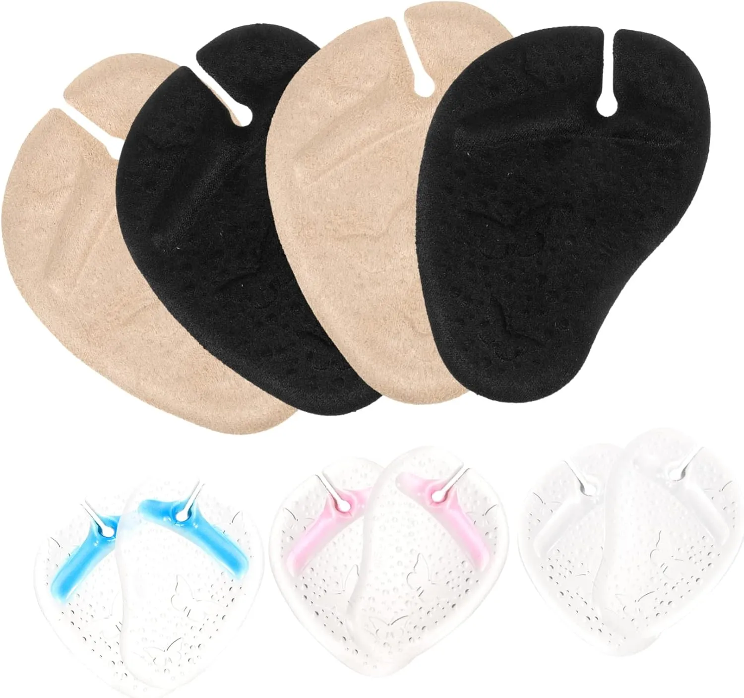 Thong Sandals Toe Cushions Forefoot Pads Cushion for Pain Relief Anti- -Flop Slippers