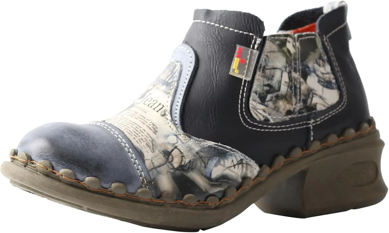 TMA EYES Women's Leather Ankle Booties Casual and Fashion Shoes with side Zipper