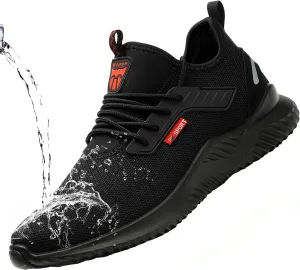 ulogu Steel Toe Shoes for Men Women丨Waterproof Lightweight Roofing Shoe丨Safety Industrial Work Sneakers