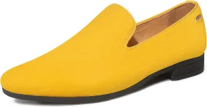 UUBARIS Mens Velvet Loafers Slip-on Dress Shoes Fashion Style Driving Shoes Classic Tuxedo Shoes Casual Oxford Shoes
