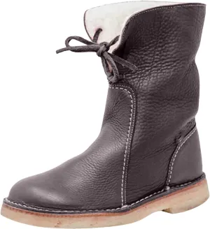 Vintage Buttery-Soft Waterproof Wool Lining Boots Vintage Buttery-Soft Wool Lining Boots PU Leather