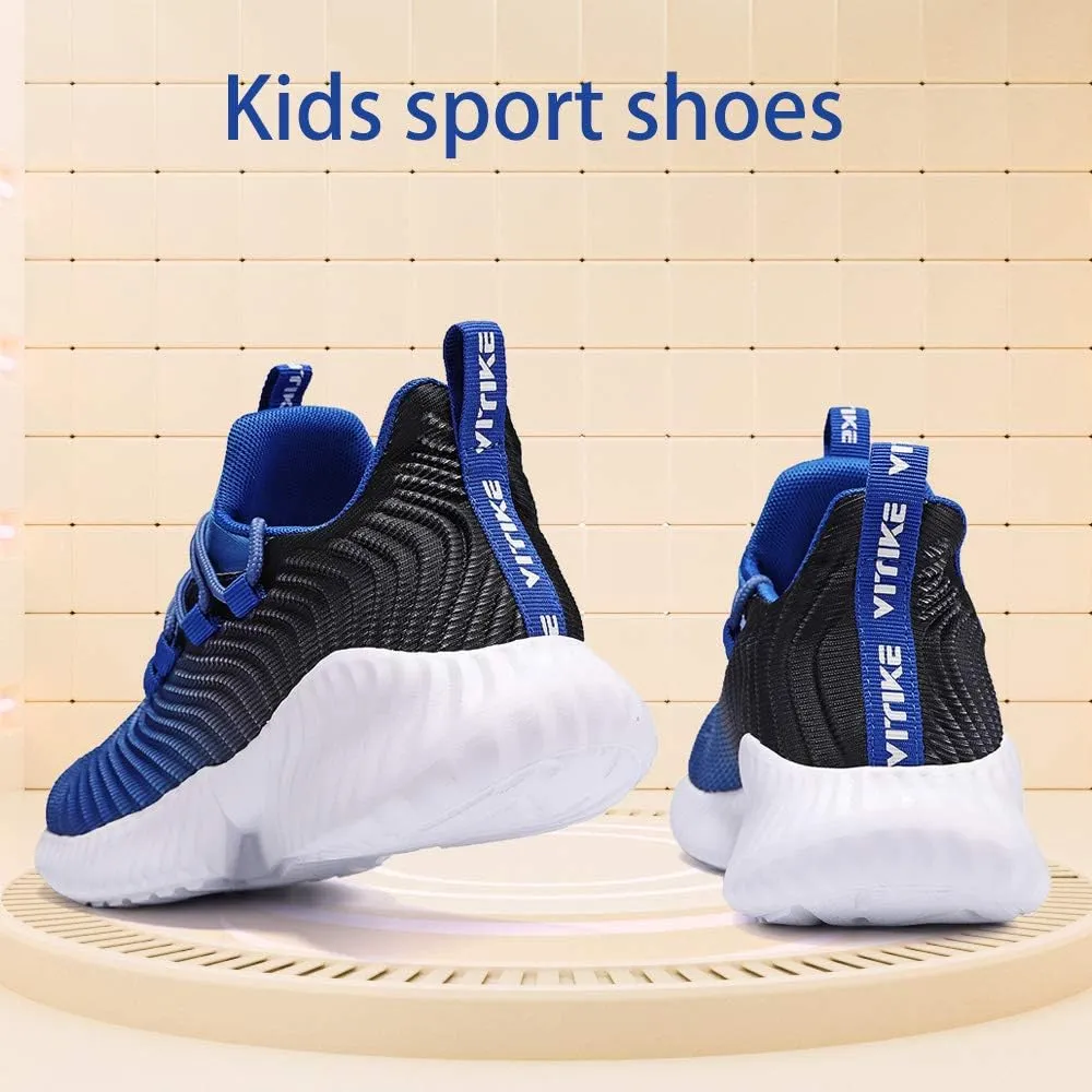 VITUOFLY Boys Sneakers Kids Running Shoes Girls Mesh Fitness Shoe Indoor Training Sneaker Lightweight Outdoor Sports Athletic Tennis Shoes for Little Kid/Big Kid
