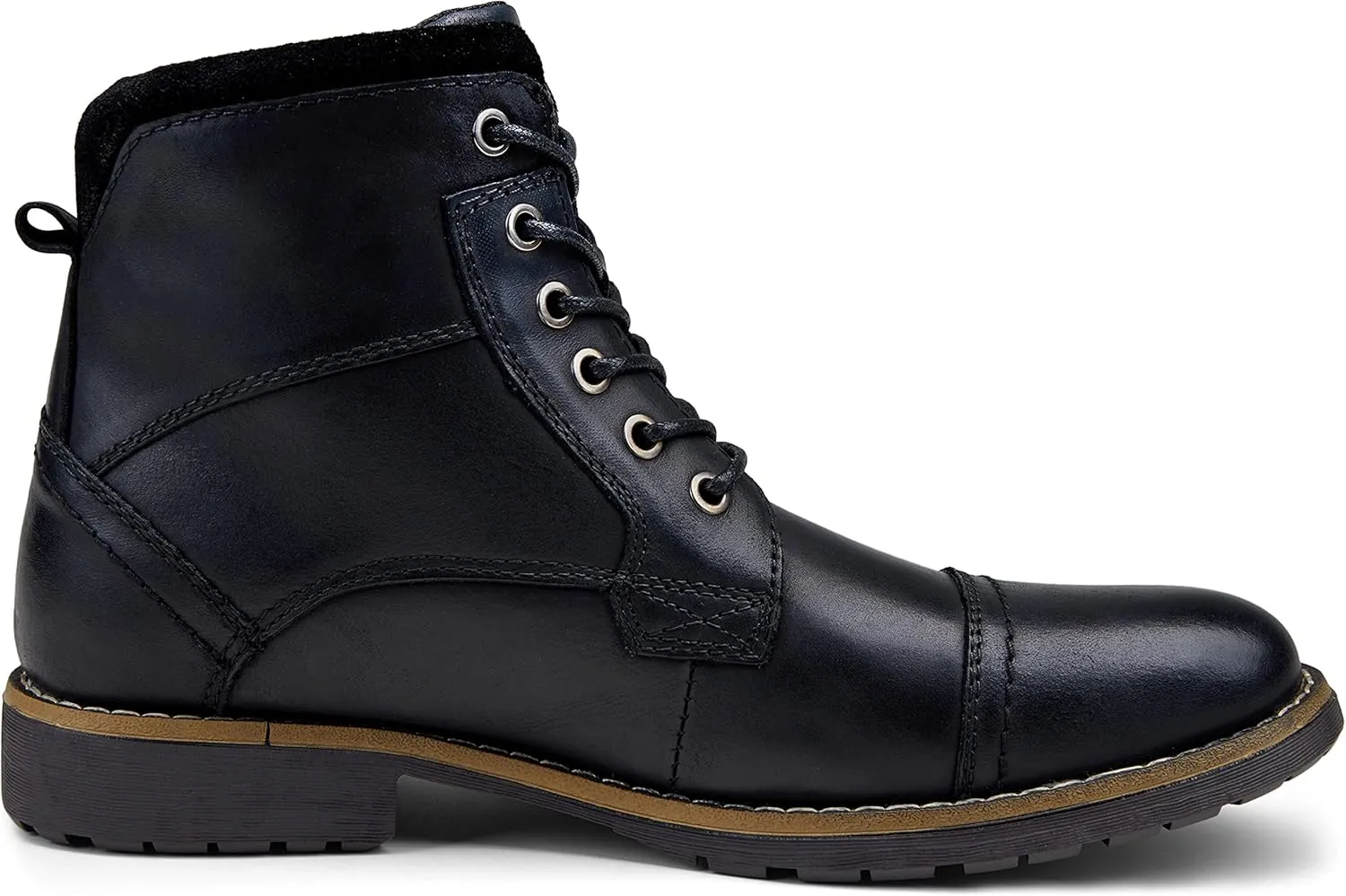 Vostey Men's Boots Boots for Men Casual Boots Motorcycle Combat Ankle Dress Boots Mens
