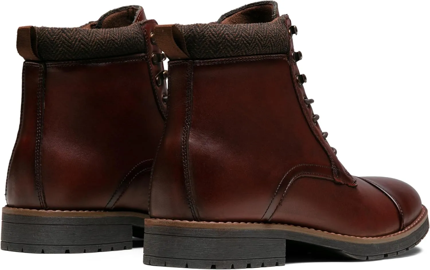 Vostey Mens Boots Motorcycle Casual Boots for Men Zipper Fashion Chukka Boots Mens